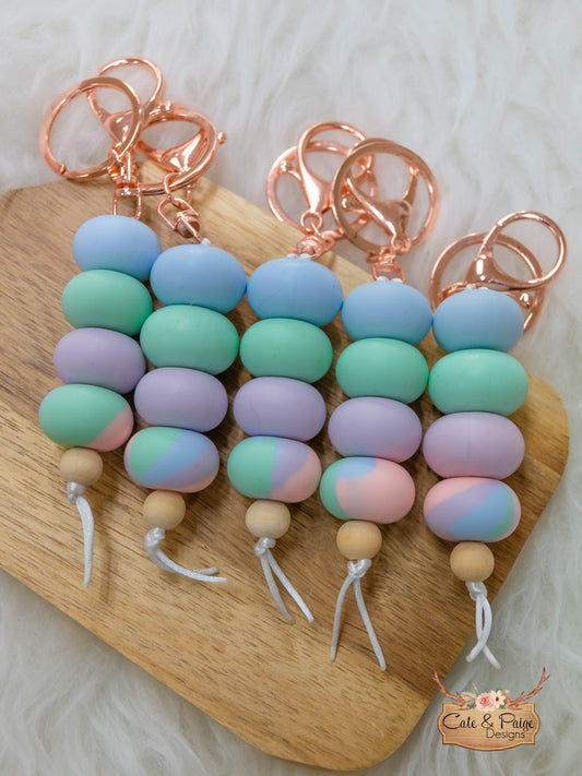 Baby Blue, Mint, Lilac, Pastel Tie Dye Abacus